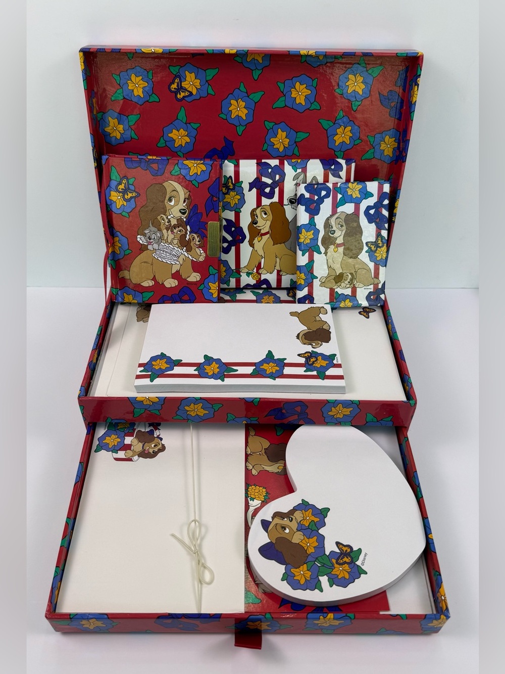 Disney Lady and the Tramp Vintage Stationery Set Diary Photo Album Address Book